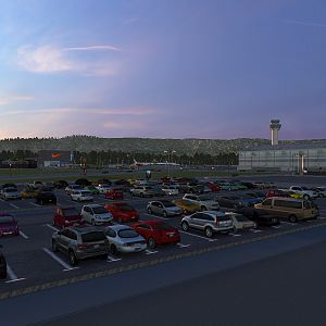 Airport Parking Area