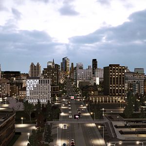Nicaumenee - Night over Downtown