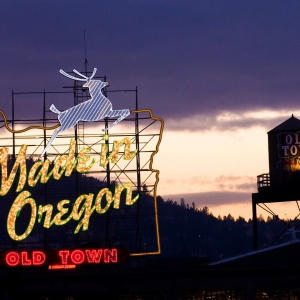 Made in Oregon Neon Sign, Portland Oregon